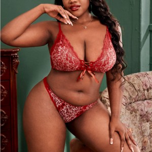 Kontrasti lase -rintaliivit Seksikäs alusvaatteet asetettu etujoukkoon